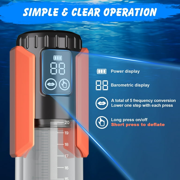 FIDECH Electric Penis Pump for Men, Electric Penis Vacuum Pump Penis Air  Pressure Device with 5 Suction,Rechargeable Automatic Sex Toys for Men -  Walmart.com