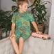 thumbnail image 4 of Balery Colourful Tie Dye Conjunto de Pijama Infantil de Manga Corta con Estampado – Ropa de Dormir de Algodón Suave-XX-Large, 4 of 6