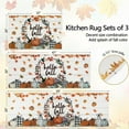 thumbnail image 4 of Hello Fall Kitchen Mat Pumpkin Wreath Kitchen Rugs Sets of 3 Piece Kitchen Mats for Floor Autumn Kitchen Rugs Non Slip Washable Fall Carpet Rugs Set for Kitchen Laundry Bathroom, 4 of 6