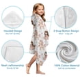 thumbnail image 7 of Princess Unicorn Pattern Hooded Bath Towel，50"x30" for Ages 3 To 12 Kids, Quick Dry Lightweight Soft Microfiber Hood Beach Towel Cover Up for Kids, 7 of 7