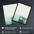 thumbnail image 3 of The End Of The Pier By Amy Denver Minimalist Soft Pastel Calm Minimalism Simple Modern Artwork Extra Large XL Wall Art Poster Print, 3 of 5