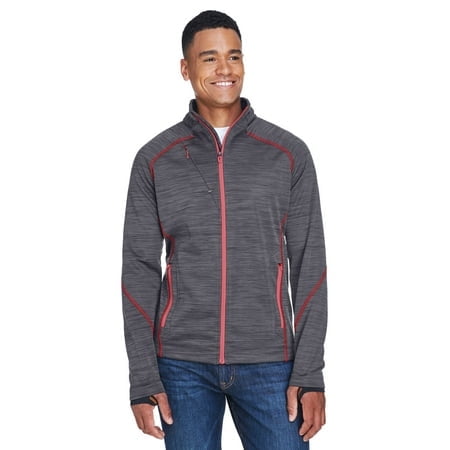 North End Men's Flux Mélange Bonded Fleece Jacket 88697