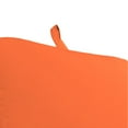 thumbnail image 4 of Jordan Manufacturing Sunbrella 74" x 22" Canvas Tuscan Orange Solid Rectangular Outdoor Chaise Lounge Cushion with Ties and Hanger Loop, 4 of 11