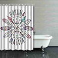 thumbnail image 1 of ARTJIA Aztec Hakuna Matata Summer Design Shower Curtain Polyester Bathroom Curtain 60x72 inches, 1 of 1