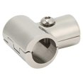 thumbnail image 1 of Stainless Steel Boat Hand Rail Fitting Heavy Duty 90 Degree Tee Split Connector for 25mm/1in Tube, 1 of 5