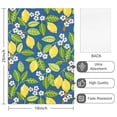 thumbnail image 2 of 2 Pcs Funny Kitchen Towels,Yellow Lemon Fruit Flowers Blue Pattern Microfiber Dish Towels,Kitchen Tea Towels,Kitchen Towel Set (18" X 26"), 2 of 7