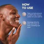 NIVEA MEN Deep Refreshing and Hydrating After Shave Lotion, 3.3 fl oz