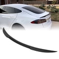 thumbnail image 1 of Rear Trunk Lid Wing Spoiler For  Model 3, ABS Black Trunk Lid Spoiler Tail Trunk Lip Molding Trim For  Model 3 2017 To 2023, 1 of 8