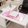 thumbnail image 3 of Sunflower Mouse Pad,Large Marble Mouse Pad,31.5*15.7in Stable Rubber Base Mousepad with Stitched Edges Waterproof Desk Mat for Work, Game, Office, Home, 3 of 5
