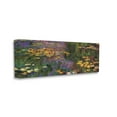 thumbnail image 3 of Pond Lily Nature View Landscape Painting Gallery Wrapped Canvas Print Wall Art, 3 of 7