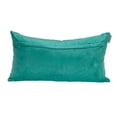 thumbnail image 7 of Parkland Collection Sora Transitional Quilted Aqua Throw Pillow, 7 of 7