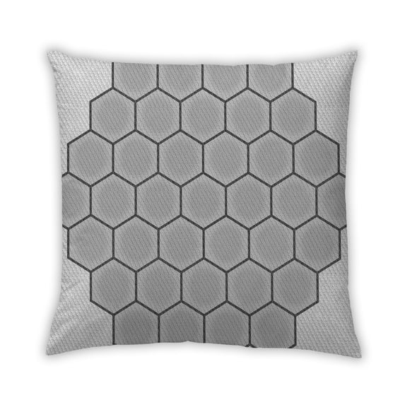 Ahgly Company Outdoor Square Contemporary Throw Pillow, 18 inch by 18 inch
