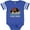 Football Blue and White, variant on Duck Hunting Future Hunter Boys Baby Bodysuit