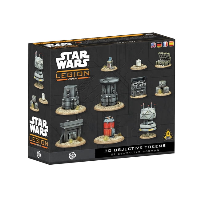 Juego de mesa Asmodee Star Wars Legion fichas 3D