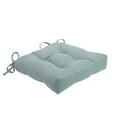 thumbnail image 4 of Achim Home Furnishing Chase Chair Pads Ice Blue Solid Modern Kitchen Dining Chair Seat Pads Cushions:  16" X 15" X 3", 4 of 6