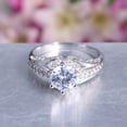thumbnail image 4 of Babs Solitaire Engagement Ring Cubic Zirconia Women Wedding Ginger Lyne Collection, 4 of 6