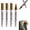 Gold, variant on Tombstone Marker Pen For Restoring Faded Grave Inscriptions,4 Pack Waterproof Permanent Oil Based Paint Marker Pens- Metallic, Quick Drying Marker for Metal, Rock, Wood, Plastic, Glass, Rubber
