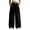 Black, variant on Gytharion Women's Loose Streetwear Sweatpants Draped Wide Leg Floor Length Joggers with Pockets Solid Color Elastic Waist Pleated Track Pants