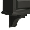thumbnail image 3 of Mayne Nantucket 8" x 4" x 7" Black Plastic Decorative Corbels, 2-Pack, 3 of 8