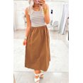 thumbnail image 7 of TinyCribz Women's Chestnut Striped Colorblock Maxi Dress – Sleeveless XL, 7 of 7