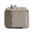 thumbnail image 4 of Michael Amini Canberra Chenille Chair and a Half - Mink/Light Ash, 4 of 15