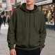 thumbnail image 5 of pstuiky manga larga para hombre, Sudadera con capucha y bolsillo de manga larga con cremallera y color liso para hombre salir tops l, 5 of 9