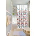Find Your Perfect Splash Home Mansi Polyester Fabric Shower Curtain 70 x 72 Multicolor