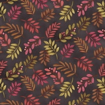 Studio E Canyon Birds Tossed Leaves Brown Cotton Fabric By Yard