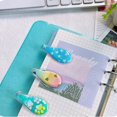 thumbnail image 5 of Marcapáginas magnético de doble cara, Clips de PVC, tarjetas de papel decorativas creativas, suministros de papelería escolar, Kawaii, 5 of 5