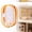 I, variant on ZMKIAG Premium Doll Carrying Case with Keychain & Plush balls - Large Clear Protective Storage Bag for Collectible Figures - Convenient Travel Organizer for Girl Style Dolls