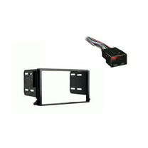 Fits Lincoln Continental 1998-2002 Double DIN Harness Radio Install Dash Kit