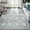 Blue, variant on Haperlare Vintage Floral Area Rugs Machine Washable Soft Rugs for Bedroom Grey Oriental Non Slip Area Rugs for Bathroom,5'x7' Rug