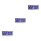 thumbnail image 2 of Bearachild Despertador eléctrico LED Pantalla de temperatura digital Wake Up Dormitorio Termómetro Snooze Relojes de interior Pantalla azul Pantalla azul 3Conjunto, 2 of 6