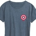 thumbnail image 3 of Marvel Captain America: Brave New World - Icon - Women's Short Sleeve Graphic T-Shirt, 3 of 5