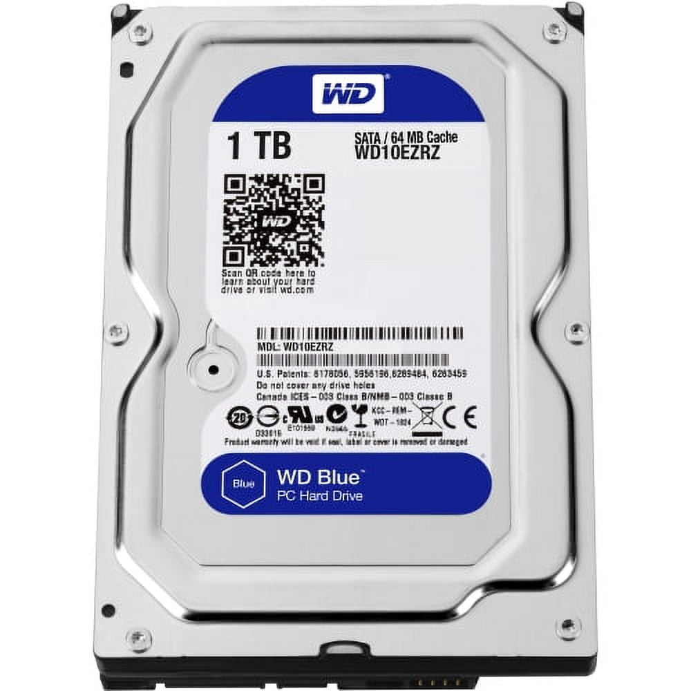 WD Blue 1TB SATA 6Gb/s 7200 RPM 64MB Cache 3.5 Inch Desktop