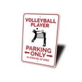 thumbnail image 4 of Volleyball Player Parking Novelty Sign, Metal Wall Decor - 10x14 inches, 4 of 4