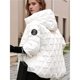 thumbnail image 4 of Chaquetas Acolchadas con Capucha para Mujer, de Larga, Cálidas y Acolchadas. L, 4 of 5