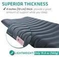 Trekology UL80 Ultralight Inflatable Sleeping Pad for Adults