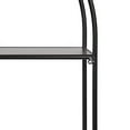 thumbnail image 3 of Kate and Laurel Monroe Metal Arch Shelf, Black 24x26, 3 of 3