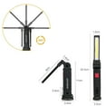 thumbnail image 4 of LED Work Light, GoldCherry Foldable Rechargeable Flashlight Portable Handheld Work Lamp with Magnetic Base & Swivel Hook & 4 Modes for Car Repair, Household and Emergency Use(Large), 4 of 6