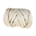 thumbnail image 4 of Hilo grueso de 787,4 pulgadas de largo para tejer con los brazos, hilo voluminoso para mantas de macramé. Caqui claro, 4 of 9