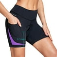 thumbnail image 2 of BALEAF 4D Padded Bike Shorts Women Cycling Underwear Gel Padding Pockets Purple L, 2 of 7