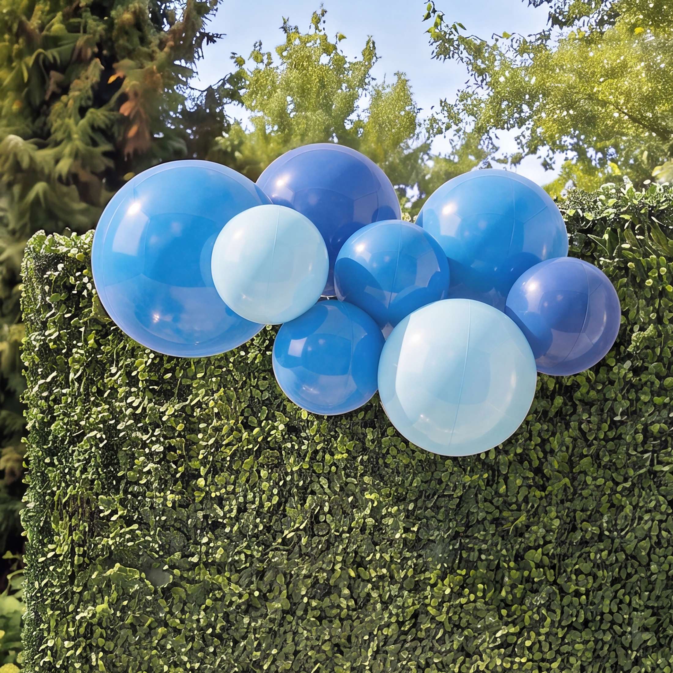 PartyAire 8pc Reusable Balloon Bunch, BLUEBERRY TWIST