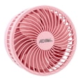 thumbnail image 3 of Ventilador portátil  Adir recargable de escritorio rosa 12381, 3 of 4