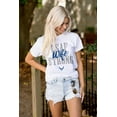 thumbnail image 4 of US Air Force USAF Strong Wife Women Plus Size Graphic Tee Tees Brisco Brands 4X, 4 of 5