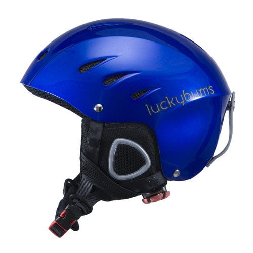 Lucky Bums Snow Sport Helmet with Fleece Liner, Metallic Black, X-Large by Lucky Bums
