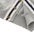 thumbnail image 5 of Baby Boys Buttons Down Sweaters Cardigan Toddler V-Neck Knitted Tops Outwear 2-7Y, 5 of 6