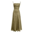 thumbnail image 4 of Royisotas Maxi Dresses for Women V Neck Sleeveless Cocktail Fashion Evening Womens Dress Trendy, 4 of 8