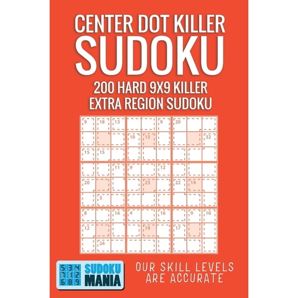 Center Dot Killer Sudoku 200 Hard 9x9 Killer Extra Region Sudoku 