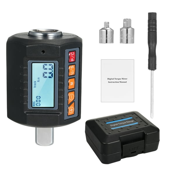 ENC-340 Digital Display Torque Meter Wrench Torque Tester 1/2'' Drive & Includes Adapters for 3/8''